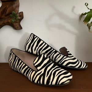 Calvin Klein Hannah Zebra Flats